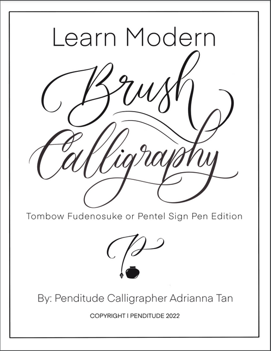 Beginner's Modern Brush Calligraphy - DIGITAL DOWNLOAD